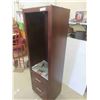 Image 2 : Light Up Cabinet with 2 Glass Shelves & 2 Bottom Drawers 68'' x