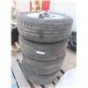 Image 2 : (4) 225/65R 17 Michelin Tires & Rims 