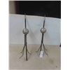 Image 1 : 2 Lightening Rods , Both with Aluminum Bulbs. 