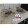 Image 1 : Metal Wrought Iron Butterfly Display & Thermometer 