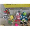 Image 2 : Bunch of Plush Figures, Bugs Bunny, Tweety, Kermit, Coca 