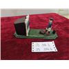 Image 1 : Vintage Cast Iron Football Bank 3.5x9.5x3.5