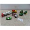 Image 1 : Tonka: Cement Truck, Truck & Trailer, Pickup and 3 Cars 