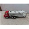 Image 2 : Tonka: Cement Truck, Truck & Trailer, Pickup and 3 Cars 