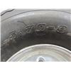 Image 2 : Trailer Tire with Rims: 5.70-8 Trailer and 13x5.00-6