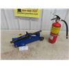 Image 1 : 4000lbs Floor Jack, Fire Extinguisher 