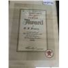 Image 2 : 1949 McColl Frontera 5 Year Dealer Award Framed Up 9 1/2'' x 12 1/2'' 