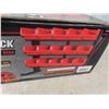 Image 2 : Table Top Storage Bin Rack 15 1/2'' x 21'' x 10'' , Holds 