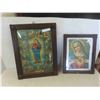 Image 1 : 2 Religious Icon Pictures 18'' x23'' Largest. 