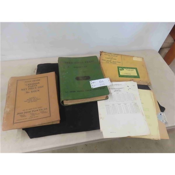 3 John Deere Dealership Parts , Manuals , Parts