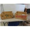 Image 1 : 2 Wood Crates: 7UP, Canada Dry. 