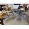Image 1 : 4 Matching Waiting Room Arm Chairs 