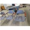 Image 2 : 4 Matching Waiting Room Arm Chairs 