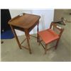 Image 1 : Telephone Stand, Chair