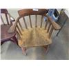 Image 9 : 3 Railway Arm Chairs 