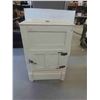Image 1 : Painted Wood Ice Box 42'' x 17 1/2'' x 26'' 