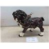 Image 1 : Ceramic Clysdale Horse 10 1/2'' x 11'' x 4 1/2'' 