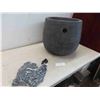 Image 1 : Large Flower Pot 16 1/2'' x 16'' with Decorative Stones 