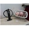 Image 1 : Basket of Balls and Air Pump 