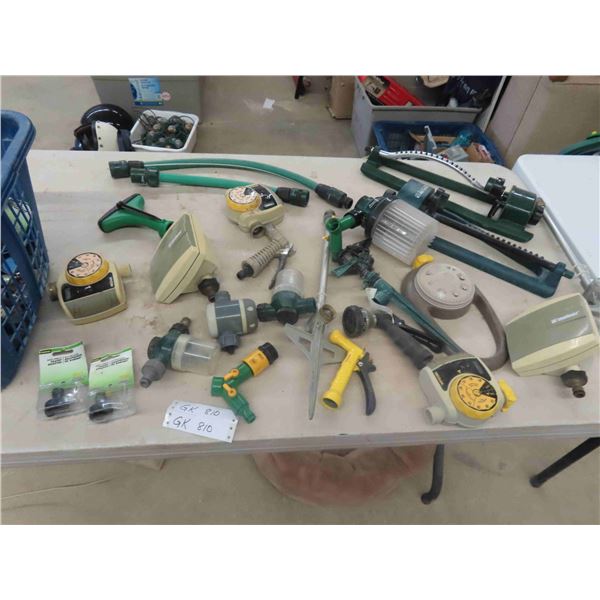Garden Sprinklers, Spray Guns, Timers