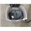 Image 1 : Hose Caddy with Hose and Sprayer Nozzle 