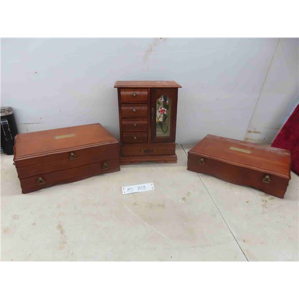 Wooden Jewelry Cases 