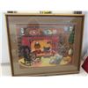 Image 2 : Framed Petit Point Pictures  largest 22x28