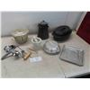 Image 1 : Graniteware Coffee Pot and Roaster,  