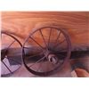 Image 2 : 3 Steel Wheels (2) 32'' Diam, (1) 28'' Diam 