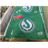 Image 2 : Saskatchewan Rough Riders Banner 48'' x 72'' , 6 Jersey 