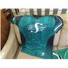 Image 8 : Saskatchewan Rough Riders Banner 48'' x 72'' , 6 Jersey 