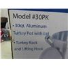 Image 3 : New Old Stock  30 Quart Aluminum Turkey Pot with Lid 