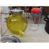 Image 8 : Canner with Rack , Enamel Bowl, Stainless Bowls, Glass Water 