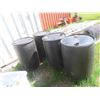 Image 1 : (OFFSITE SPRINGFILD) 4 Poly 45 Gallon Barrels   **Offsite