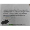 Image 2 : JOROTO Workout Bench Press Adjustable 700/800/1000 