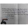 Image 2 : MallBoo Above Toilet Storage Rack with X-Shaped Bar, Over-