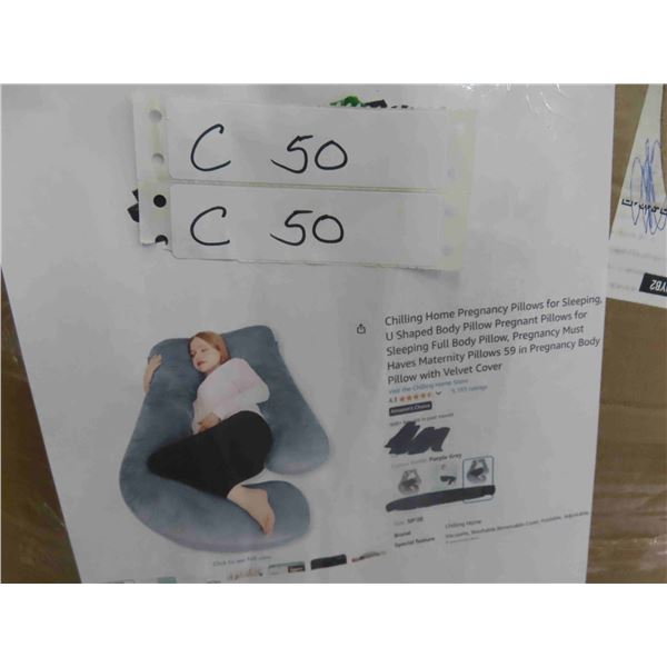 Chilling Home Pregnancy Pillows for Sleeping, U Shaped 