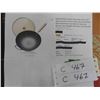 Image 1 : WANGYUANJI Carbon Steel Wok Pan,12.59" Woks and Stir Fry Pans 