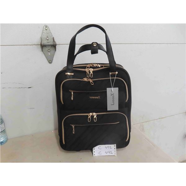LUGGEX Underseat Carry On Luggage with Wheels, Underseat