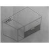 Image 2 : Floating end table Black with power source NEW 