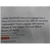Image 2 : LONG VACATION Carry On Luggage Sets 3 Piece 20 Inch 