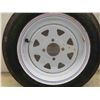 Image 2 : New 4 Bolt Trailer Tire & Rim 4.80 x 12 
