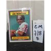 Image 1 : Joe Montana San Fransico 49ers Football Card 