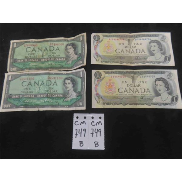Canada $1 Bill Collection