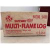 Image 2 : Safeway Multi Flame Log, Sealed Box. 