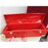 Image 2 : Metal Toolbox 10'' x 9'' x 32'' with Fasteners: Bolts, Nuts, 