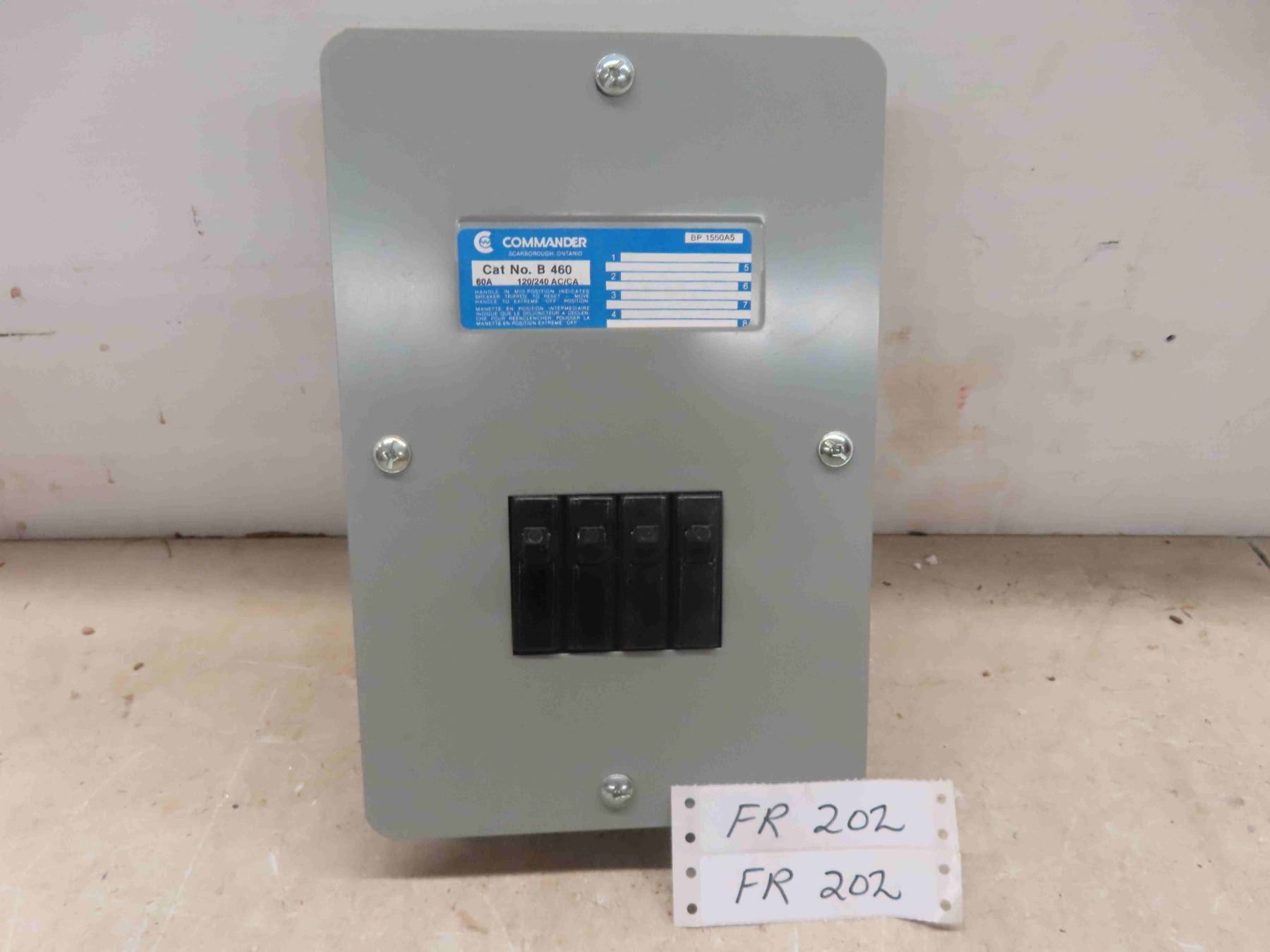 Commander Electrical Panel