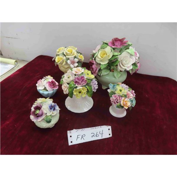 Bouquet of Ceramic Flowers 