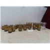 Image 1 : 23 Matching Glasses, 10 Crystal Stemmed Glasses 