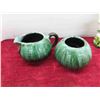 Image 2 : 3pcs Blue Mountain Style Pottery, Angel Figurines &